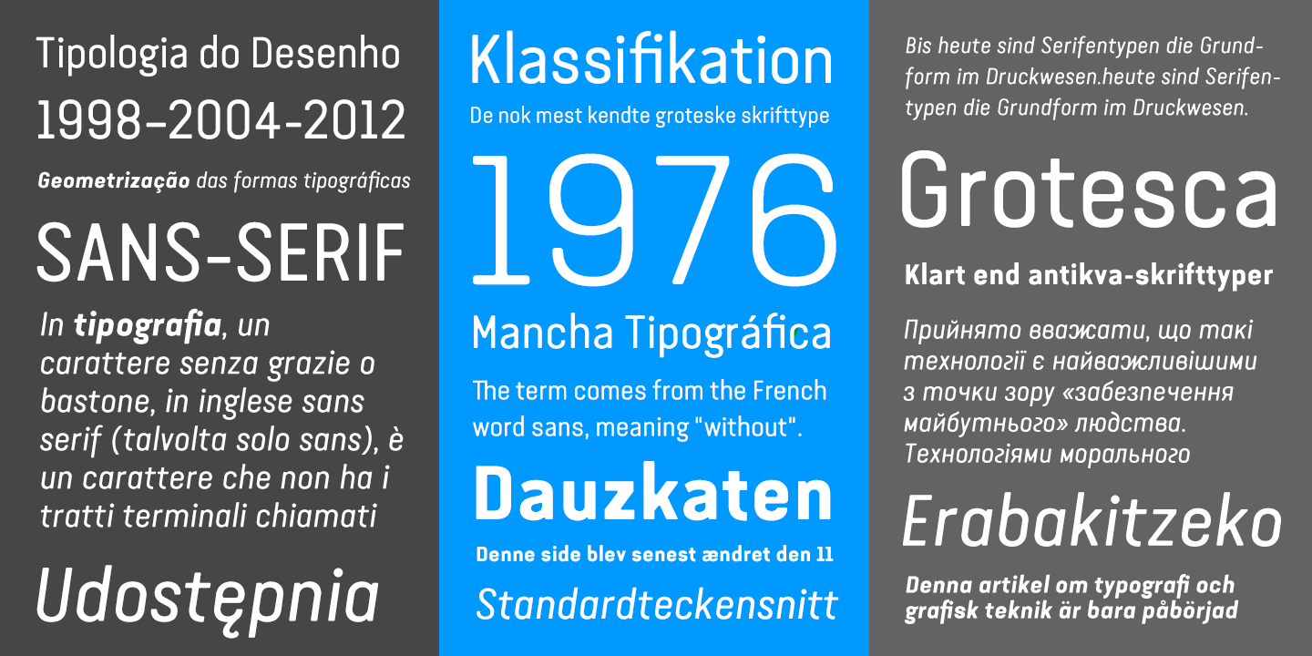 Example font Van Condensed #3